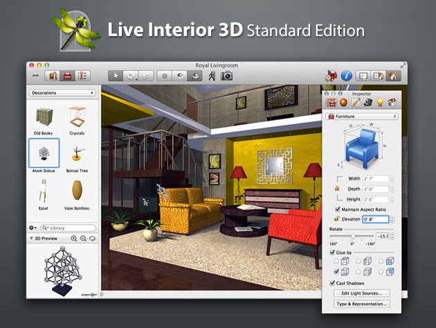 3d home design software mac